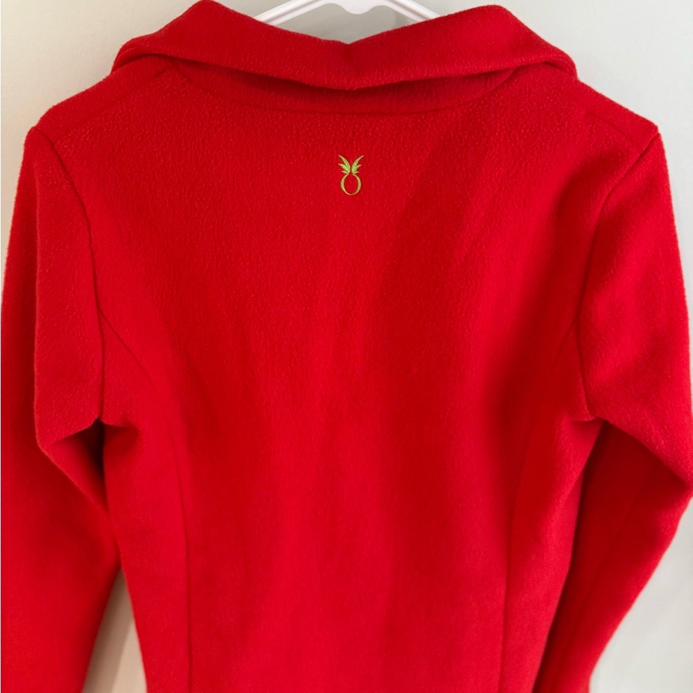 Dudley Stephens Vello Fleece Remsen Blazer Jacket - Red - Size Small - Picture 12 of 16